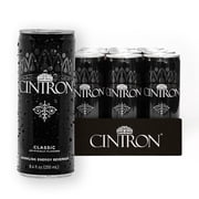 Cintron Sparkling Caffeinated Energy Drink Classic 12PK- Healthy Alternative W/ Less Calories