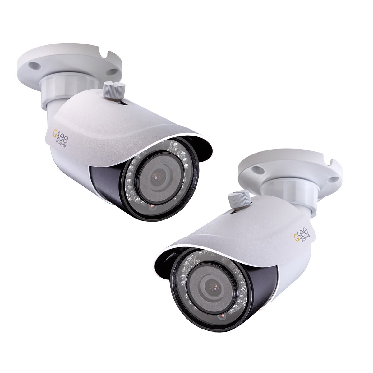 QSEE 4K Ultra HD IP Bullet Security Camera 2 Pack