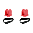 thumbnail image 1 of Soporte para Caña Pescar en Forma U Accesorios Portátiles Equipo Pesca TPE () Rojo, 1 of 4