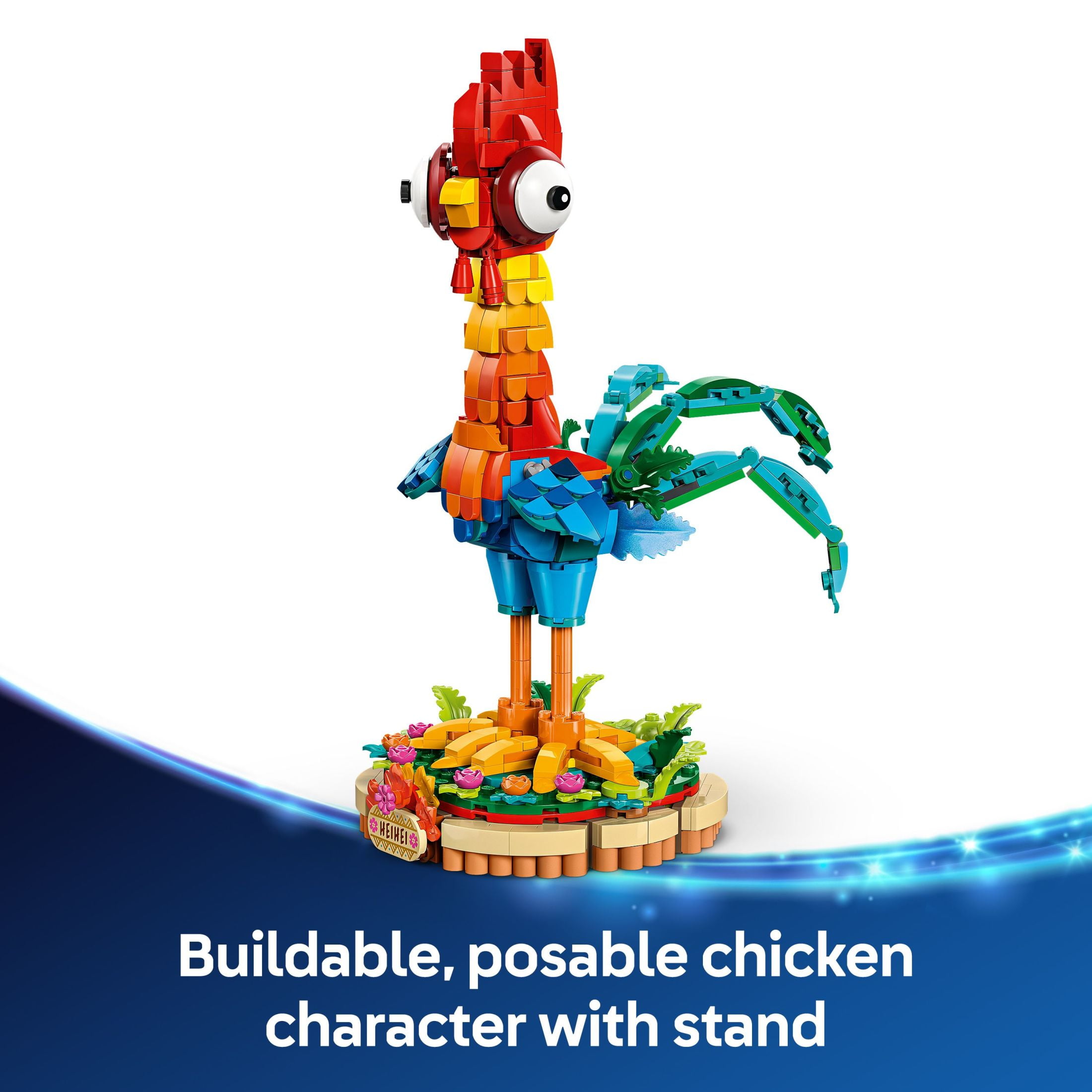 LEGO Disney Moana 2 Heihei  Building Toy for Kids, Girls & Boys, Ages 9+  Moana & Disney Toy for Fan(图5)