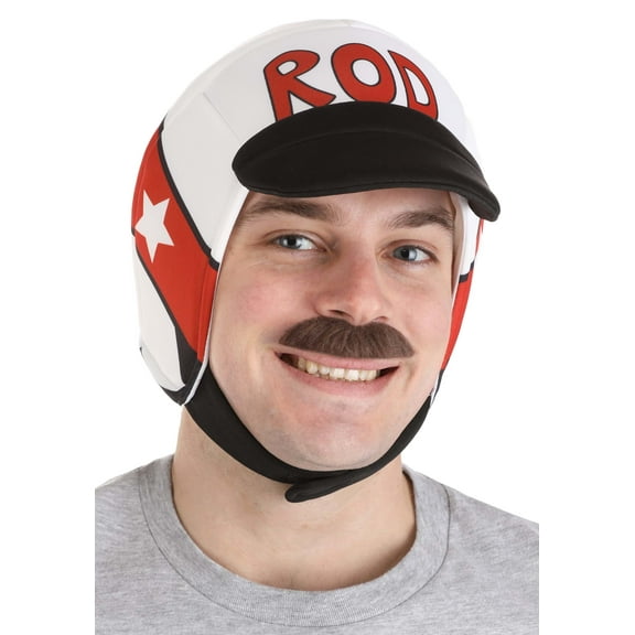 Hot Rod Men's Hero Helmet & Moustache Costume Kit