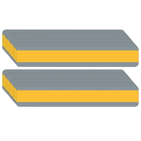 Ashley Productions Double Wide Sentence Strip Reading Guide, 1-1/4" x 7-1/4", Goldenrod, Pack of 24