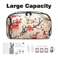 thumbnail image 3 of Tree Travel Case Oxford Cloth Waterproof Digital Pouch Organizer Case for Travel Leather Cord Organizer - 5.9x9.44x3.14 in, 3 of 6