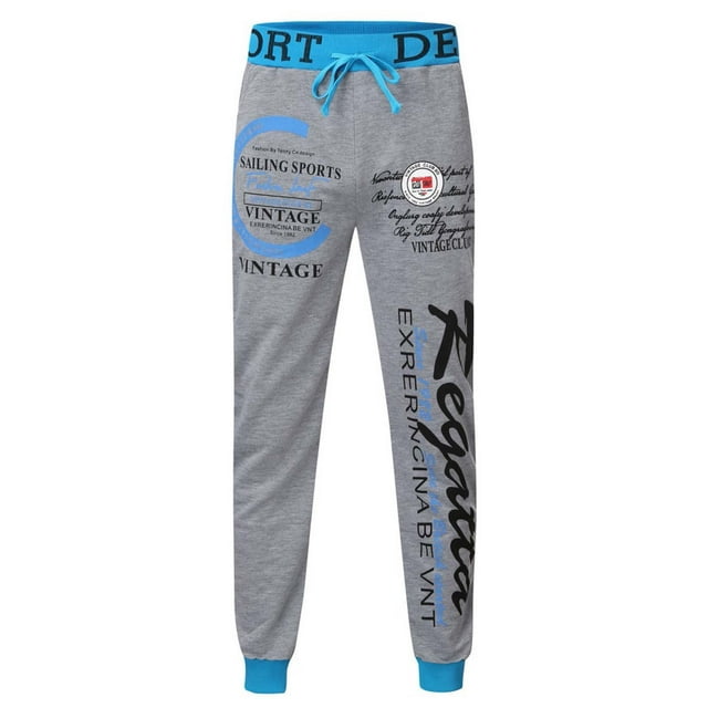 Product category Men’s Gym Pants Trousers Elastic Casual Drawstring Long Print Loose Waistline Comfortable Performance Wear