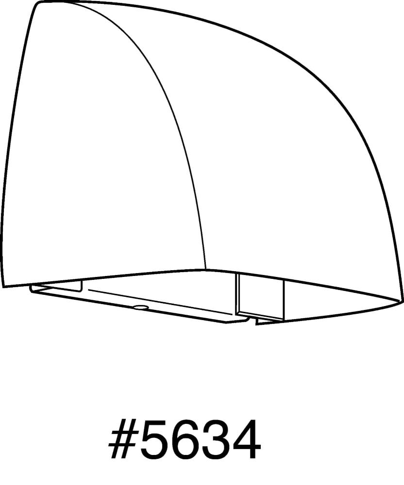 Cornice Collection One-Light LED Wall Sconce