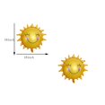 thumbnail image 3 of Set de 10 globos de foil dorados con forma de sol UY, 3 of 4
