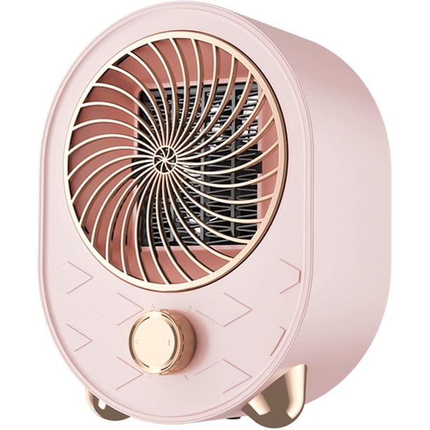 Calentador Eléctrico de Cerámica YONGSHENG 1000w Mini Ventilador rosa