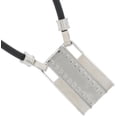 thumbnail image 6 of Rochet Ladies Stainless Steel Industrial Rectangular Pendant String Necklace 22", 6 of 7