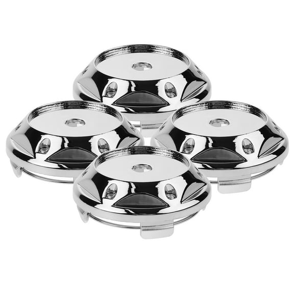4 Pcs Car Hub Cap Wheel Center Cap Wheel Center Hub Caps Automotive Wheel Hub Caps Silver