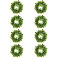 thumbnail image 3 of BERTDOMD 8 pcs Christmas Decoration Artificial Garland of Flowers Garden Pendant Green, 3 of 6