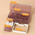 thumbnail image 3 of Pill Cutter - Medicine Storage Compartment Box 3 in 1 Tablet Cutter Splitter Divider Outdoor Pill Crusher, 3 of 8