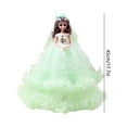 thumbnail image 3 of Gqtwoy Wedding Dress Princess Doll, Movable Joints Bridal Doll, Modern Style Plastic Doll, Exquisite Family Ornament, Holiday/Birthday Gift Doll, Foldable Gift Box Included Doll, 3 of 6