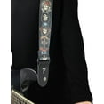 thumbnail image 6 of Perri's Leathers 2" Polyester Guitar Strap with Leather Ends, Guns N Roses Appetite for Destruction, Large Skulls, 6 of 7