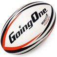 thumbnail image 1 of Going One Match Rugby Ball - Size 5 Game Ball, White, 1 of 5