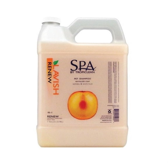 Spa Dog Rejuvinating Shampoo Gallon Lavish All Natural - Choose from 4 Scents (Renew)