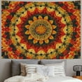 thumbnail image 2 of GOSMITH Popular Handicrafts Indian hippie Bohemian Psychedelic Peacock Mandala Wall hanging College Dorm Beach Throws Table Cloth Bedding Tapestry Painting, 2 of 6