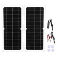 thumbnail image 4 of Nimomo 20W 12V Panel Solar Panel Solar portátil Panel de Cargador monocristalino Plegable para Viajes al Aire Libre Camping, 4 of 5