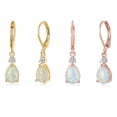 thumbnail image 3 of Pendientes colgantes de ópalos de fuego Minnieouse hipoalergénicos elegantes color oro, 3 of 6