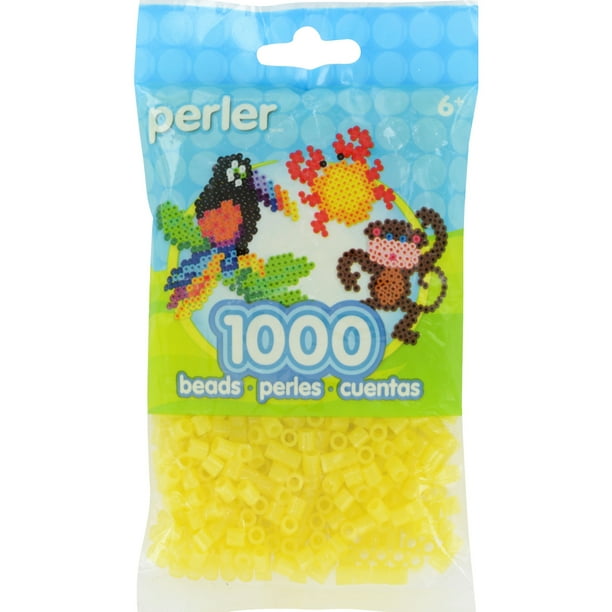 Perler Pearl Beads 1,000/PkgYellow Glitter