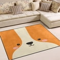 thumbnail image 2 of Ryvnso Cute Puppy Face Area Rug Floor Mats Non-Slip Home Carpet 63 x 48 inch, 2 of 7