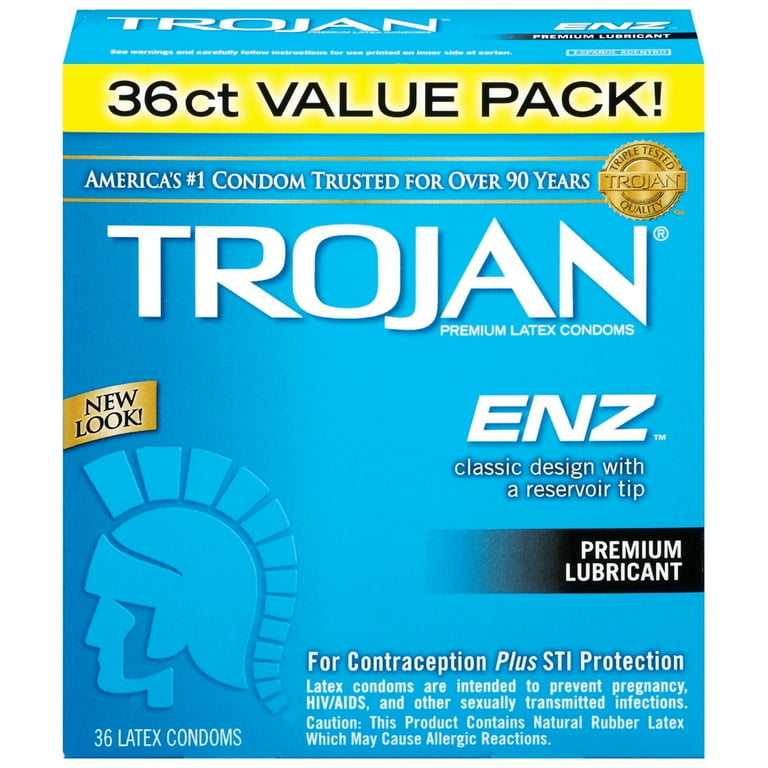 LESS IS Good様3点まとめ TROJAN BOX Wholesale Trojan Enz Non-Lubricated Condoms - Box of 3