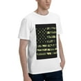 thumbnail image 2 of Bingfone American Flag Camo Men'S Loose Fit Short-Sleeve Pocket T-Shirt, 2 of 7