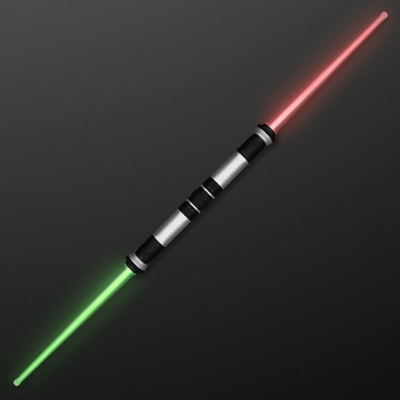 FlashingBlinkyLights Deluxe Double Sided Light Up Saber with Color Change Lights & Sound Effects
