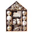 thumbnail image 1 of Christmas Baubles House Baubles Box 1set Package Christmas Tree Decoration, 1 of 5