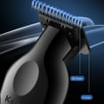 thumbnail image 5 of Rechargeable Hair Clippers, Quiet Electric Hair Trimmer, Cordless Mute Haircut Shaver with Detachable Stainless Steel Blades, USB Charging, 3 Guide Combs, Portable Household Grooming Kit, 5 of 7