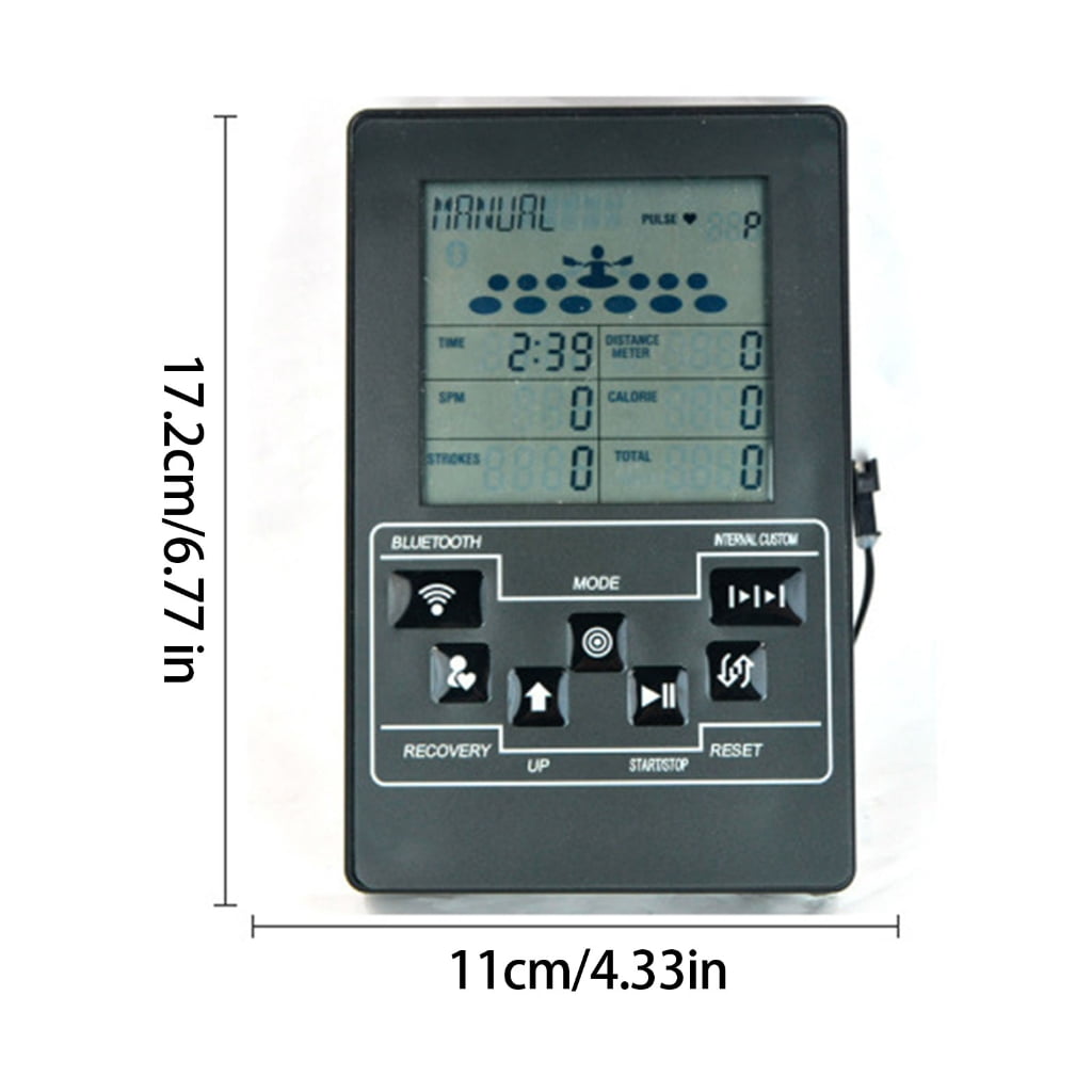 High Precisions Rowing Bike Speedometer with Time Distance Calorie Tracking Suitable for Indoor Fitness Training Device