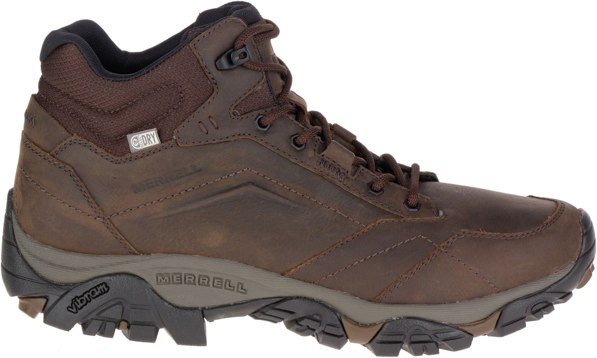 Merrell - Merrell Men's Moab Adventure Mid Waterproof Hiking Boots, Dark Earth, 13 - Walmart.com