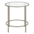 thumbnail image 4 of Evelyn&Zoe Sivil 20" Wide Round Side Table, Satin Nickel, 4 of 5