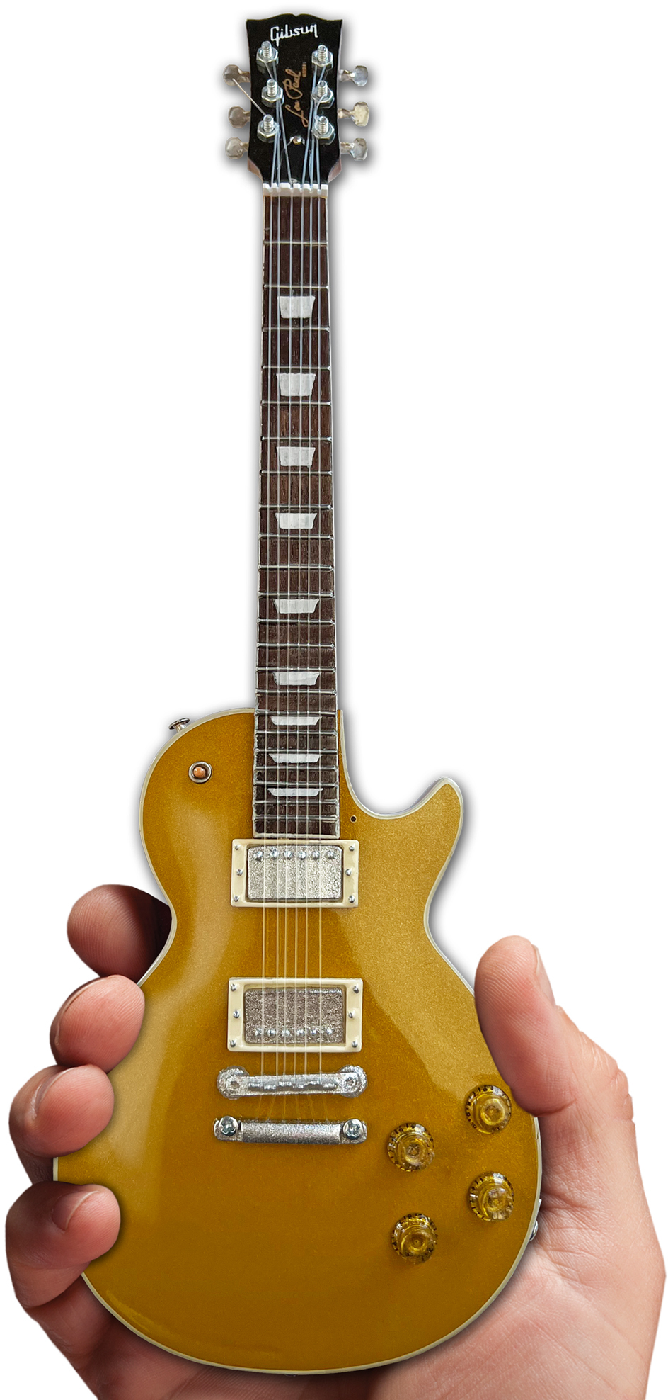 Duane Allman Gibson 1957 Les Paul Goldtop Mini Guitar Replica Collectible, Axe Heaven, Gifts