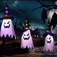 thumbnail image 2 of Halloween Clearance! Halloween LED Witcher Hat Hanging Lights Ghost Faces Ghost Decor Light  Halloween Decorations for Home, 2 of 9