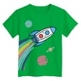 thumbnail image 4 of Gubotare T Shirts for Boys Toddler Baby Boy Girl Birthday Shirt Excavator T-Shirt Top Birthday Party Gift Graphic Tees Size 13-14 Years (Green,13-14 Years), 4 of 4