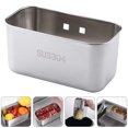 thumbnail image 3 of NUOLUX Stainless Steel Sink Draining Storage Basket Storage Rack with Suction Cup, 3 of 6