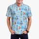 thumbnail image 1 of Fotbe Cartoon Rocket With Space Camiseta Polo de Golf para Hombre con Estampado – Camisa Deportiva Transpirable con Cuello Abotonado-Small, 1 of 6