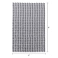 thumbnail image 6 of Mainstays Kids Gray Bubble Fur Area Rug, 4' x 6', 6 of 6
