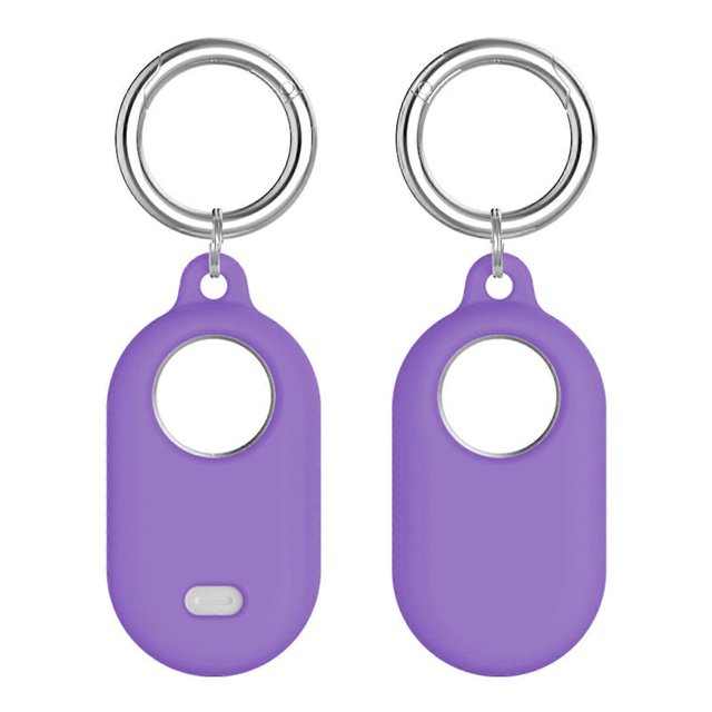 For Samsung Galaxy Smart Tag2 Tracker Case, Tracking Device Protective Cover Water And Dust Resistant, Scratch Resistant With Ring
