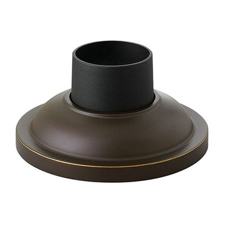 Hinkley Lighting 1304 7" Wide Cast Aluminum Pier Mount Base - Bronze