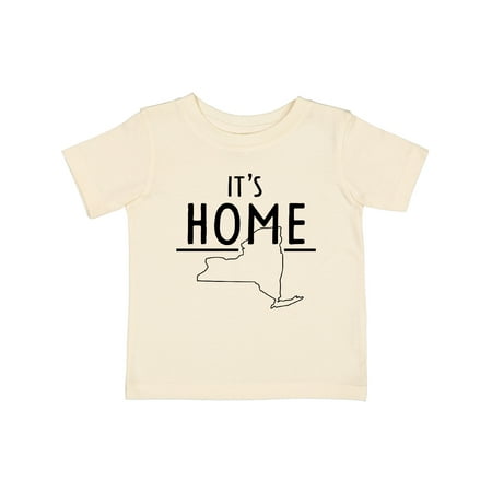

Inktastic It s Home- State of New York Outline Boys or Girls Baby T-Shirt