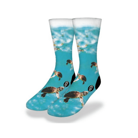 

SEA TURTLE HATCHLINGS IN THE SHALLOWS Fun Sea Life Socks