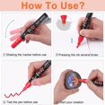 thumbnail image 4 of Paint Pens Paint Markers, 20 Colors Oil-Based Waterproof Paint Marker Pen Set, Never Fade Quick Dry and Permanent-B10, 4 of 5