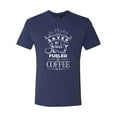 thumbnail image 2 of Wild Bobby Saved By Jesus Fueled By Coffee Inspirational/Christian Men Premium Tri Blend Tee, Vintage Navy, Medium, 2 of 5