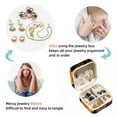 thumbnail image 4 of Thanksgiving Acorn Travel Portable Square Jewelry Stand, Earring Organizer, Ring Storage, Necklace Holder, Bracelet Stand - Suitable for Girls and Women, Travel Organizer Jewelry Boxes, 4 of 6