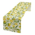 thumbnail image 6 of Summer Spring Yellow Lemon Linen Table Runner for Kitchen Dining Table Decor 13"x72", 6 of 7