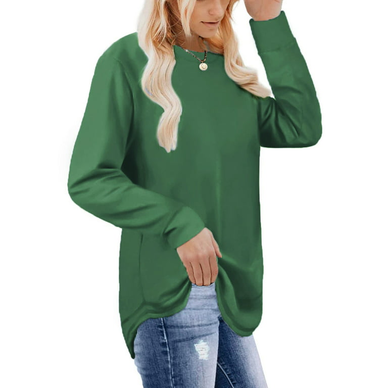 Fantaslook Sweatshirts for Women Crewneck Casual Long Sleeve Shirts Tunic  Tops 