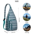 thumbnail image 2 of Tribal Style Sling Backpack – Shoulder Bag for Travel & Daily Use, Multi-Functional, Rustic Retro Design, 2 of 4