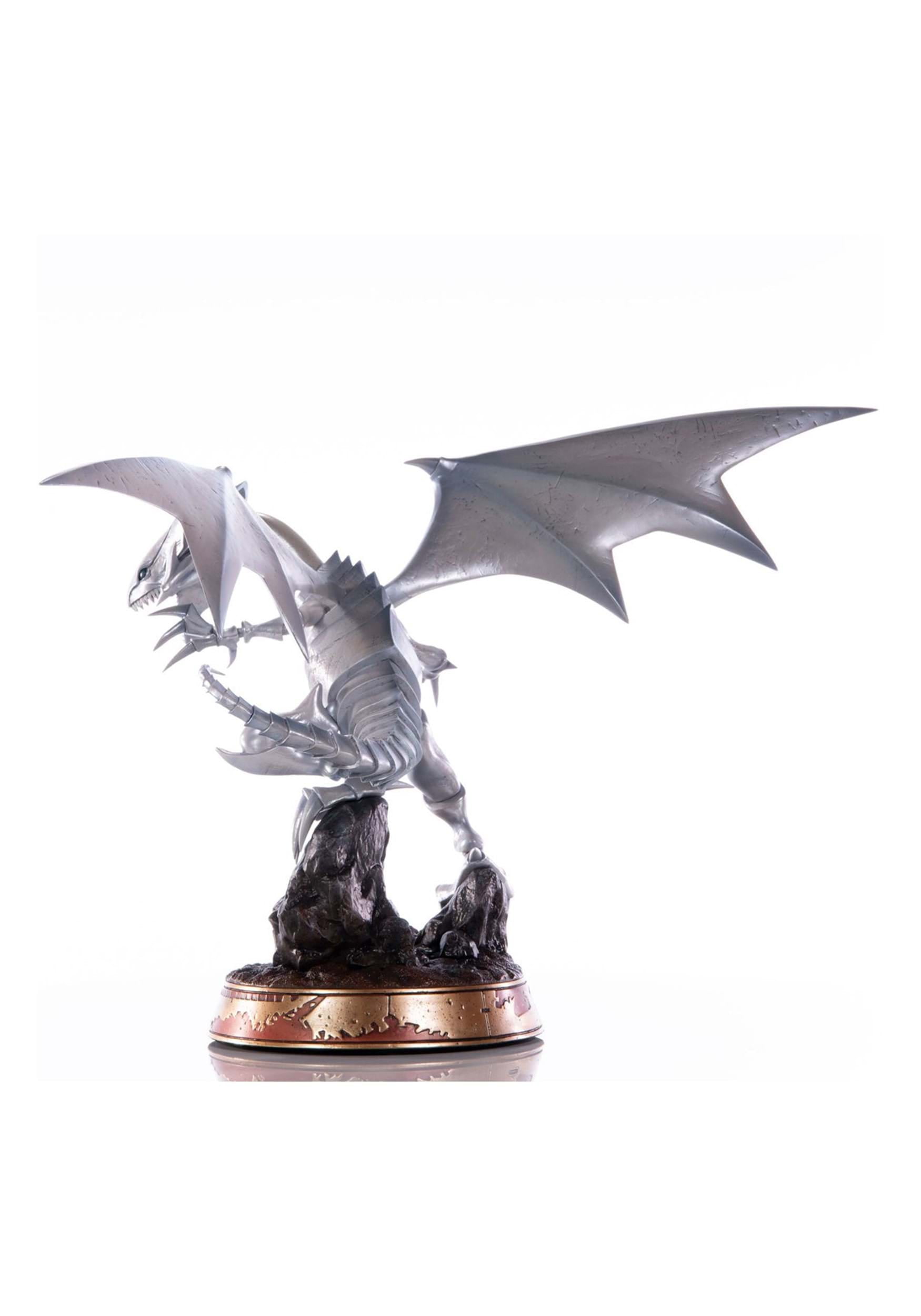 Yu-Gi-Oh! Blue-Eyes White Dragon 14-Inch Silver Statue on sale