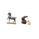 thumbnail image 5 of Elegante Conjunto De Esculturas De Porcelana De Equino Y Conejo, Elegante Colección De Caballos Y Figuras Para La Sala De Estar, El Escritorio Y La Decoración Del Jardín., 5 of 8